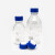 相液流动相瓶1000ml透明丝口瓶液相色谱溶剂瓶HPLC蓝盖试剂瓶 透明1000ml1孔蜀牛