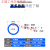 AKS艾克斯PU高压气管 空压机PU16X12系列气泵软管8/10/12mm气线管 盘装16*12(90米)透明