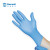 瑞氪维尔（Raxwell）一次性丁腈检查手套蓝色无粉 不含乳胶 指麻防滑耐磨100只/盒M码RW2601