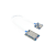 树莓派RP2040微控制器微雪芯片 开发板 BLE蓝牙5.1双模 USB接口 RP2040-BLE-Kit(转接板+FPC线) 标准