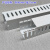 须特(XUTE)pvc工业理线槽配电柜配电箱卡线槽走线槽明装走线免打孔齿形线槽 灰白40*25(2米价)1米每根发货