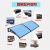 巴维斯 安全耐力板 挡雨板防雨躲雨PVC透明板雨棚 伸出60cm*贴墙100cm整套 塑钢支架配耐力板