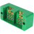 分线盒电线分线器二进八出12接线端子分线端子并线器220V明装 萤光绿
