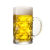 妙普乐扎啤杯超大1.5子英雄创意玻璃容量网红带把手家用KTV酒杯 骷髅杯2只装 520ml