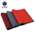 正奇谊红地毯PVC防滑地垫可裁剪双条纹脚垫楼梯酒店迎宾门垫地垫暗红色1.8*15米