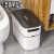 圾垃埇垃圾桶卫生间厕所厨房专用夹缝大容量带盖大号自动打包放纸 自动打包垃圾桶-岩灰色