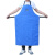 耐低温防液氮围裙LNG加气站冷冻围裙加厚防寒防冻 38cm蓝色手套