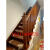 武汉楼梯厂实木定制橡胶榉木红橡整梯单面板扶手护栏铁艺不锈钢家 定制