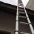 定制适用8米伸缩梯铝合金梯子7米升降梯单面直梯登高梯工程梯收缩梯家用梯约巢 单面6.2