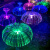 贝工 LED太阳能水母灯烟花灯 双层 春节彩灯庭院草坪地插氛围装饰灯