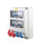 成套工业插座箱工地手提配电箱移动电源检修箱户外组合防水插座箱 JY1805(一进三出)