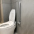 折叠马桶扶手浴室厕所老人残疾人防滑安全无障碍助力架卫生间栏杆 MT-白色（两支装）