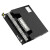 光纤终端盒机架式加厚法兰SC/FC/LC接口单模满 高密度终端盒黑色空箱