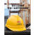 御舵10个装安全帽男国标加厚透气玻璃钢电力施工工程头盔批发定制 10顶玻钢型透气-红色