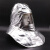 定制铝箔耐高温隔热头套炼钢厂铝厂1000度防护面罩消防披肩帽 （透明面屏）铝箔头罩头箍