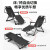 小媳妇（XIAO XI FU）折叠躺椅午休办公室午睡床家用阳台休闲坐睡两用老人懒人靠背椅子 1163加宽双管+手机支架+黑透气垫
