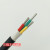 定制适用国标电线电缆VLV 2 3 4芯4 6平方铝芯阻燃护套线三相四线架空线 国标铝电缆YJLV4*4平方一米