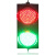 2300浙江省型LED交通信号灯地磅闸道驾校红绿灯指示灯装饰灯 3000型双灯自动