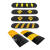耐压橡塑减速带橡胶PVC尼龙减速板道路缓冲带工程重车物流园限速 500*300*40mm
