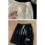 帛米图（BOMITU）美式短裤男夏季薄款2024新款潮牌设计感宽松大码运动休闲五分裤子 黑色 3XL