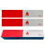 瑞福莱反光贴片反光条年检红白反光纸货车专用审车反光标识 瑞福莱国标3C认证10张