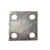 定制适用圆孔镀锌铁板钢板预埋件钢板钢管底座四孔立柱幕墙配件非 200*200*5（数量2）