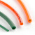 毅鹏pu聚氨酯圆皮带绿红色火接无缝接驳带工业O型环形三角传动带圆带 红色光面直径2.5mm(10米价格)