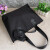 酷奇袋鼠（KUQIDAISHU）女包新款尼龙防水牛津布包单肩包托特包纯色简约购物袋大包手提包 黑色常规号 A019