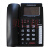 W528办公电话机坐机家用座机单机座式免电池来电显示双键记忆 中诺C293 黑色 八组一键拨号