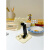 BEYAZA黑色猫咪亚克力手机支架ipad平板支架可爱卡通用桌面追剧神器自拍照播手机架支架挑动者EIO透明ins 黄色 金黄色猫咪