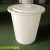 牛筋加厚圆桶带盖特大储水桶塑料桶收纳桶桶米桶垃圾桶沐浴桶 50升