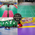 画萌运动地板革耐磨室内外羽毛球地胶乒乓球场舞蹈室塑胶地板胶 绿色加厚5mm 平方米
