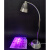 LED紫光验钞台灯荧光剂三防漆检测紫光灯验钞灯超市收银395UV灯 杆35CM台灯款(3W) 0-5W