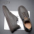 石末（SHIMO） 休闲鞋男新款系带优质牛皮商务板鞋运动鞋软底百搭男士皮鞋 灰色 42