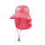 伯希和（Pelliot）儿童防晒帽遮阳夏季防紫外线轻薄透气大帽檐帽子16023405 枚红色