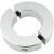 定制适用固定环分离型 光轴固定环夹紧环 夹轴器轴套轴承固定环限 铝分离-内径8MM（8*25*8）