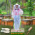 迷彩蜂衣连体防蜂服防蜂衣全套透气防蜜蜂衣服养蜂工具蜂衣 五星分体套装 L155cm-165cm