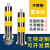 加厚不锈钢防撞柱可移动立柱钢管反光警示桩定制路桩304材质 159直径50公分固定柱