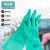 职安康加厚丁腈耐酸碱工业手套化学防腐蚀劳保防水耐磨化工胶手套 （5双）45CM M