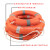船用专业 加厚塑料儿童实心高浮力5556国标2.5kg游泳圈 地中海红色大号