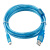 适用三菱Q系列PLC编程电缆USB-Q06UDEH/Q03UDE 数据下载线 MINI线 蓝色 3M