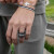 APM Monaco链环戒指女气质高级简约叠带指环时尚饰品送女友618