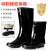 适用上海工地工作男女橡胶雨鞋牛筋底中筒雨靴劳保水鞋防滑雨靴 上海高筒雨鞋 品质和双钱类似 38