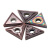 广刃 加工不锈钢专用三角形数控外圆车刀片 TNMG160404-MA-GR6023-10个 