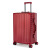 BMOI行李箱24抗摔红色婚庆拉杆箱万向轮大容量密码箱旅行箱 金鱼紫红 22寸