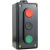 德力西工业控制按钮盒LA4S-3H三钮常开常闭保护启动停止按钮开关
