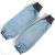 DYQT套袖焊工劳保袖套电焊保护防烫耐磨耐高温电焊工护腕 天蓝色两头松紧套袖