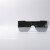 赛博朋克炫彩一片式墨镜UV400辐射连体无框小众太阳眼镜 橘黄反