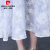 皮尔卡丹高端时尚改良旗袍碎花裙子夏季新款韩版女士优雅时尚连衣裙 图片色 M