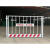 工地施工基坑护栏网塔吊防护警示隔离围栏定型化井口铁丝网栅栏杆 白色网片款米